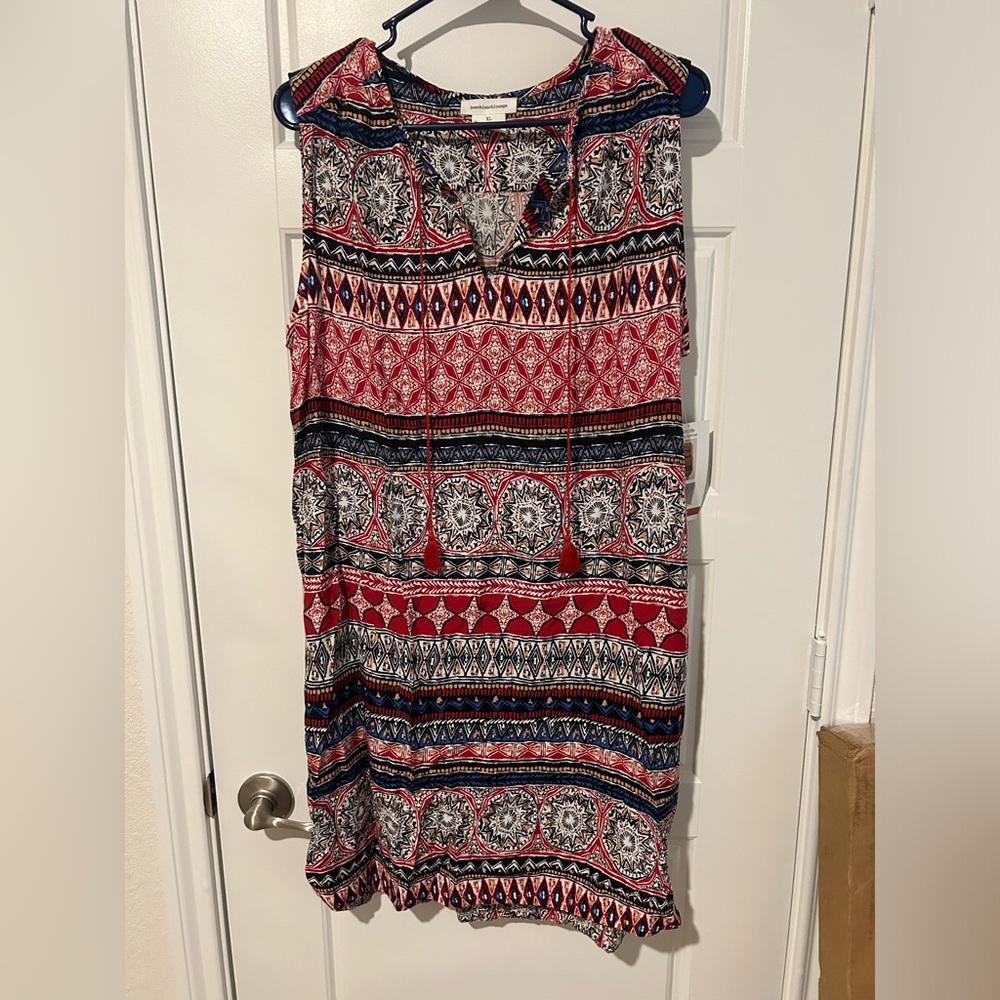 Multicolor shift dress